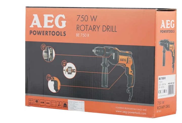 Дрель AEG BE-750R - изображение 6