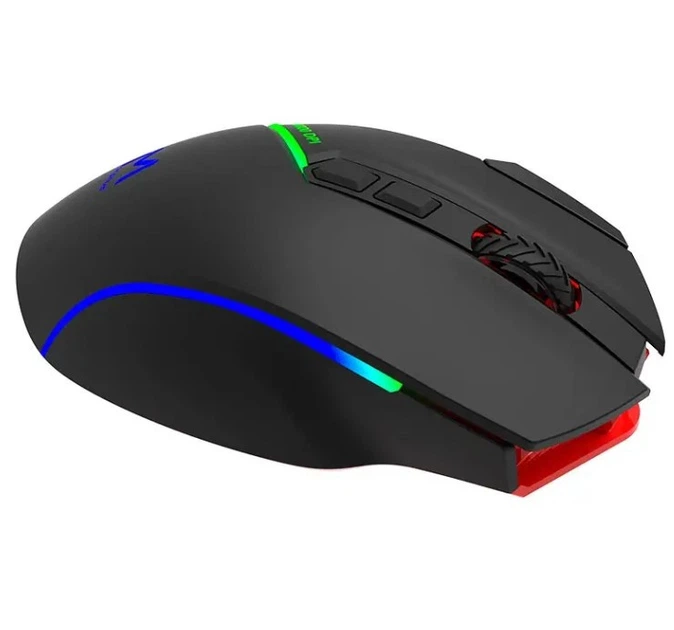 Мышка беспроводная игровая Aikun GX39WR RGB, черная - зображення 2