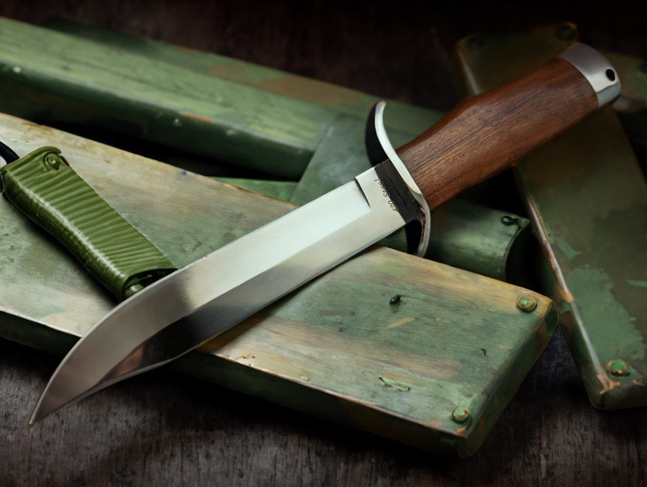 Нож нескладной Финский классический Финка военный - изображение 2