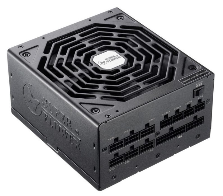 Блок питания Super Flower Leadex Platinum SPECIAL EDITION 850 Вт 80+ Platinum Black (SF-850F14MP), ECO Fanless & Silent Mode, Full Modular Power Supply - изображение 1