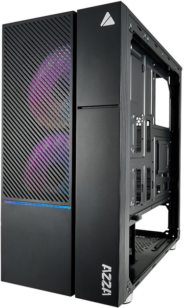 Obudowa AZZA IRIS 330 Czarna - obraz 5