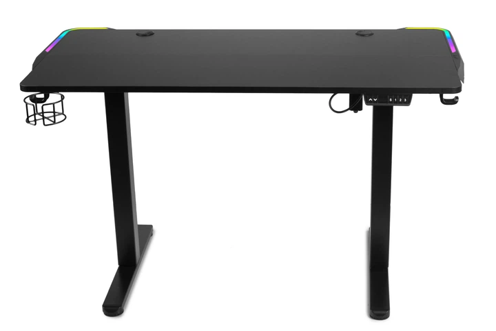 Регулируемый стол Barsky StandUp Game RGB-LED 1200x600 мм Black (BST-01led) - изображение 3