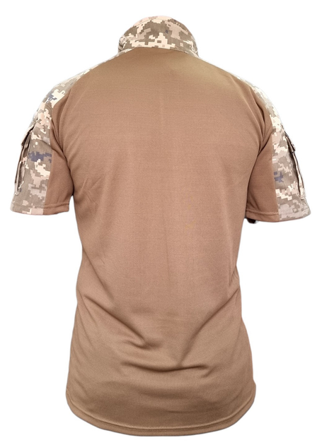 Рубашка Tactic4Profi УБАКС саржа-кулмакс пиксель-койот с коротким рукавом XL - изображение 2