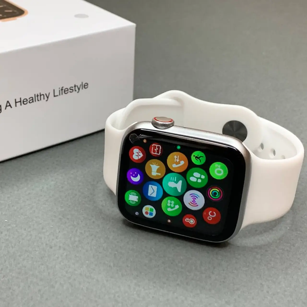 Смарт-годинник IWO W26 44mm Smart Watch Series 7 White - зображення 2
