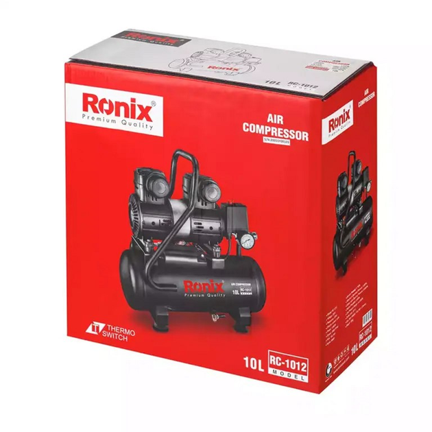Компрессор воздушный Ronix RC-1012 10 л 1280 Вт - изображение 10
