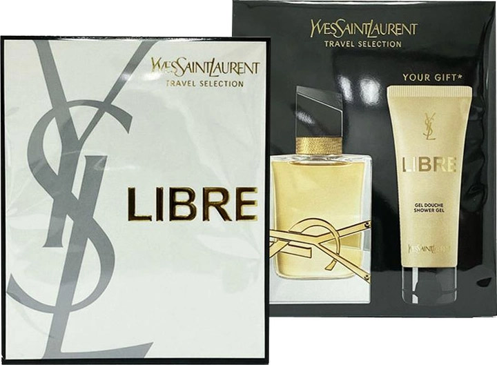 Zestaw damski Yves Saint Laurent Libre Woda perfumowana damska 50 ml + Żel pod prysznic 50 ml (3660732588428) - obraz 1