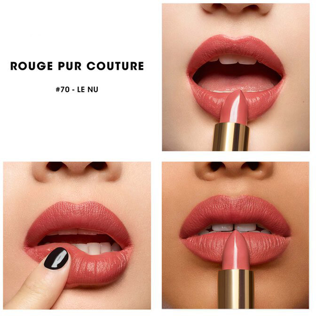 Zestaw szminek Yves Saint Laurent Rouge 1.3 g x 3 sztuki + kosmetyczka (3614273876339) - obraz 5