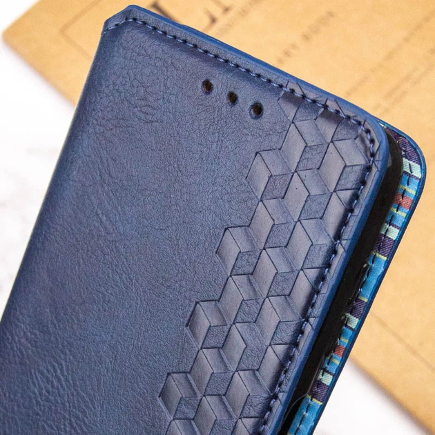 Чехол книжка на Xiaomi Redmi Note 13 5G / для Ксяоми, сяоми, ксиоми редми ноте 13 искусственная кожа Синий - Фото 6 Чехол книжка на Xiaomi Redmi Note 13 5G / для Ксяоми, сяоми, ксиоми редми ноте 13 искусственная кожа Синий - изображение 6