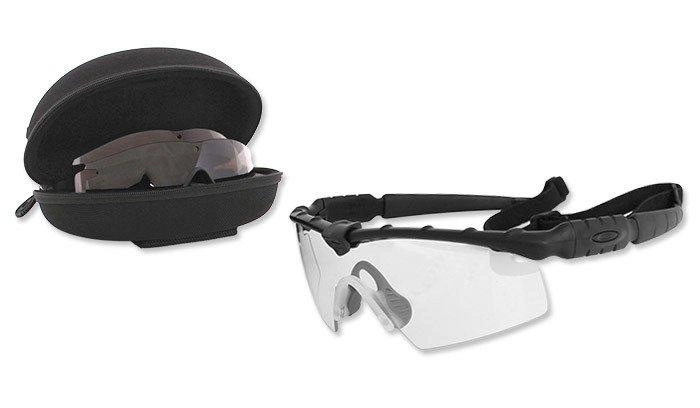 Балістичні тактичні окуляри Oakley SI Ballistic M Frame 2.0 Strike Array зі змінними лінзами: Прозора/Smoke Gray/VR28 Колір оправи: Чорний OKY-11-186 - зображення 2