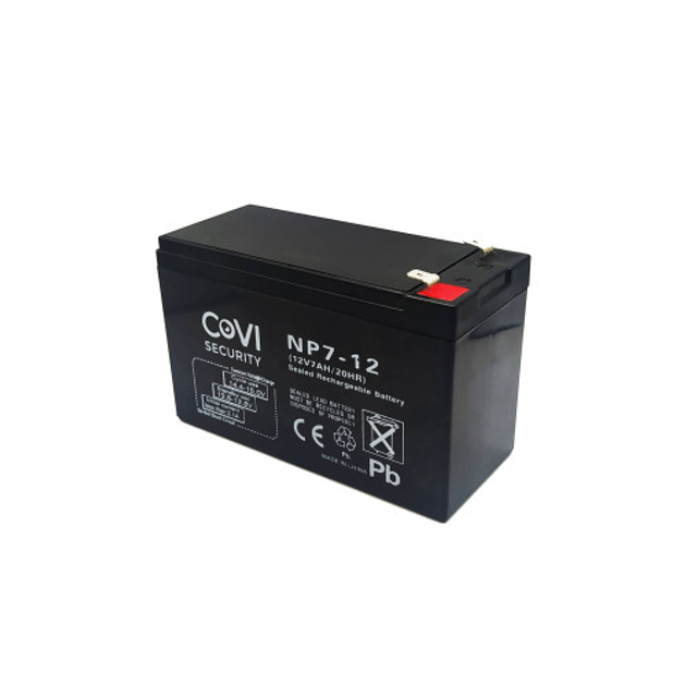Аккумулятор CoVi Security NP7-12, 12В 7А/ч - изображение 2