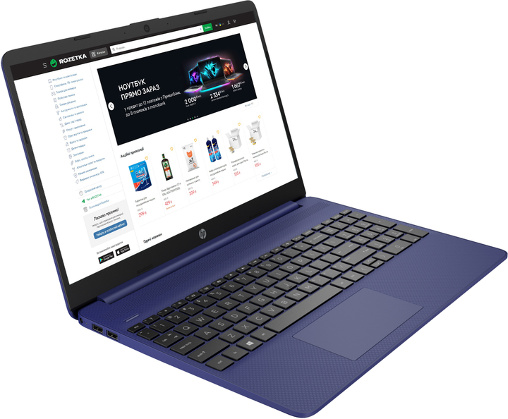 Ноутбук HP Laptop 15s-eq3013ua (67L49EA) Indigo Blue – фото, відгуки ...