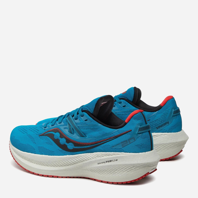Buty do biegania męskie Saucony Triumph 20 S20759-31 44 (10US) 28 cm Niebieski/Czerwony (195018088567) - obraz 3