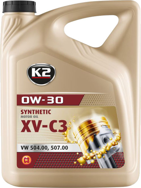 Моторное масло K2 Synthetic Motor Oil XV-C3 0W-30 5 л (GPL-K20969 ...