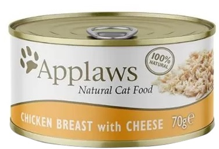 Karma dla kotów Applaws Cat Piers z kurczaka i ser 70 g (5060122490054) - obraz 1
