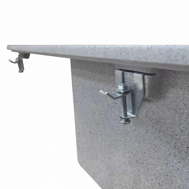 Каменная мойка Ventolux EMILIA (GRAY GRANIT) 755x490x200 - изображение 4