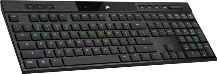 Клавіатура бездротова Corsair K100 Air Cherry MX Ultra Low Profile RGB Wireless Black (CH-913A01U-NA) - зображення 2