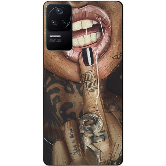 Силиконовый чехол Candy для Xiaomi Poco F4 с рисунком Swag - Фото 1 Силиконовый чехол Candy для Xiaomi Poco F4 с рисунком Swag - изображение 1