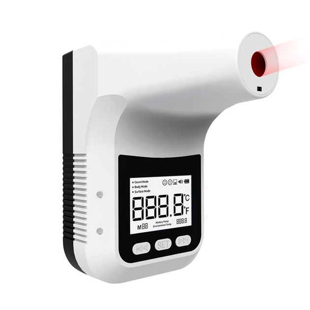 Автоматичний настінний інфрачервоний термометр Mediclin K3 pro - зображення 1