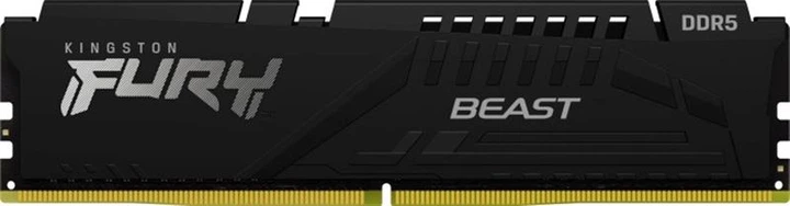 Модуль памяти DDR5 32GB/5600 Kingston Fury Beast Black (KF556C40BB-32) - Фото 1 Модуль памяти DDR5 32GB/5600 Kingston Fury Beast Black (KF556C40BB-32) - изображение 1