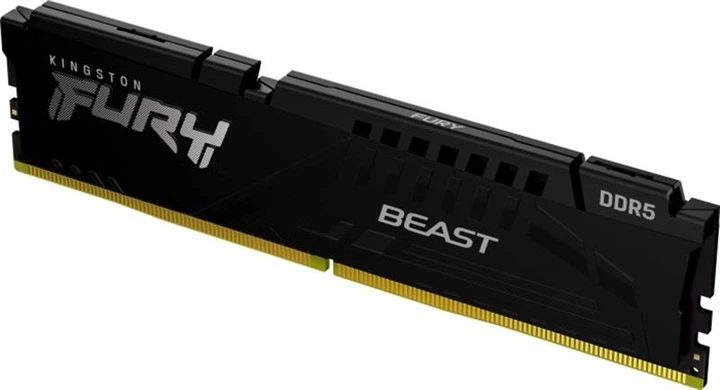 Модуль памяти DDR5 32GB/5600 Kingston Fury Beast Black (KF556C40BB-32) - Фото 3 Модуль памяти DDR5 32GB/5600 Kingston Fury Beast Black (KF556C40BB-32) - изображение 3