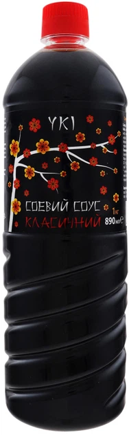 Упаковка соуса соевого YKI 890 мл x 3 шт (4820210550876_1) - изображение 2