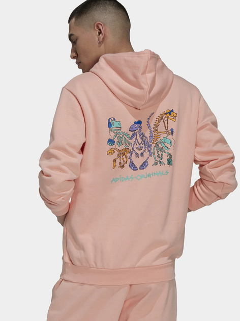 Bluza Adidas 5 As Hoody H13443 L Różowa (4064057845072) - obraz 2