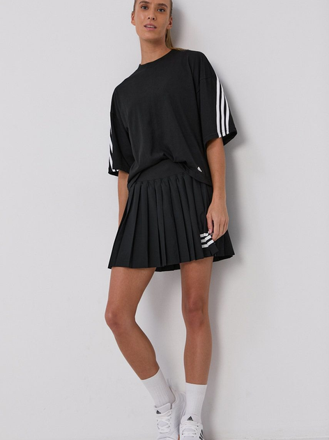 T-shirt Adidas W Fi 3S Tee GU9692 XXS Czarny (4064047412598) - obraz 4