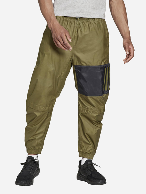 Спортивні штани Adidas M W.N.D. Pantpb H42035 M Оливкові (4064054816624) - зображення 1