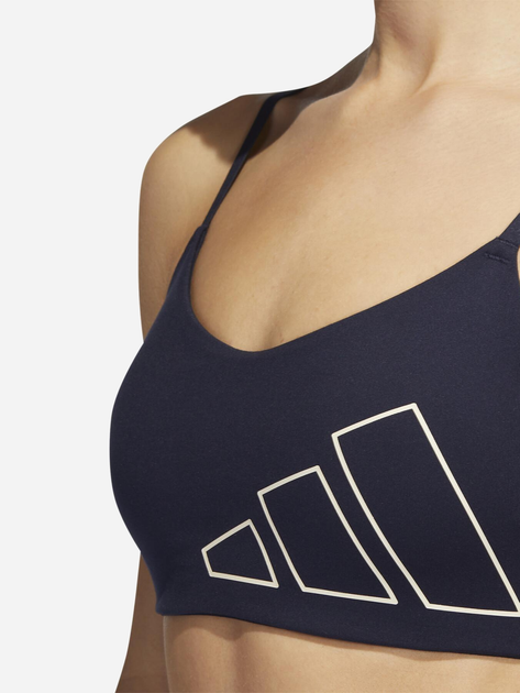 Top sportowy damski adidas Aer Ls Logo Sports Top HD7705 XS Czarny (4065417446113) - obraz 4