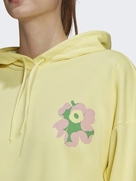 Худі жіноче Adidas Mmk Hoodie HC4186 L Жовте (4065423187505) - зображення 4