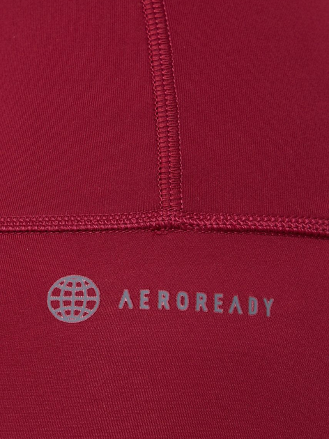 Legginsy sportowe damskie adidas Optime 7/8 T HD4438 S Burgundowe (4065423920744) - obraz 3