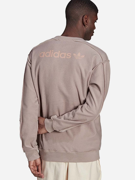 Bluza bez kaptura męska Adidas Loopback Crew HP0436 XL Różowa (4065426457827) - obraz 2