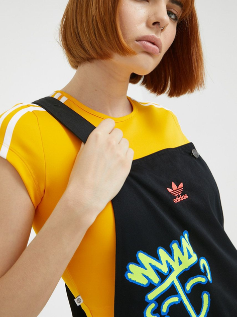 Комбінезон жіночий adidas Loveuni Overall HC3090 XS Чорний (4065431464469) - зображення 3