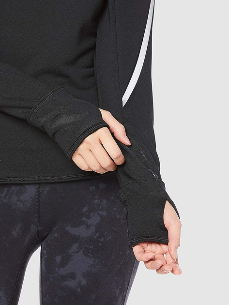 Спортивна кофта жіноча adidas C.R Cover Up W FS9857 L Чорна (4062062029586) - зображення 6