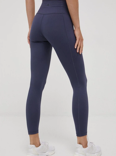 Legginsy sportowe damskie adidas Yo Sto 78 Tig HC6638 XS Niebieskie (4065423809544) - obraz 2