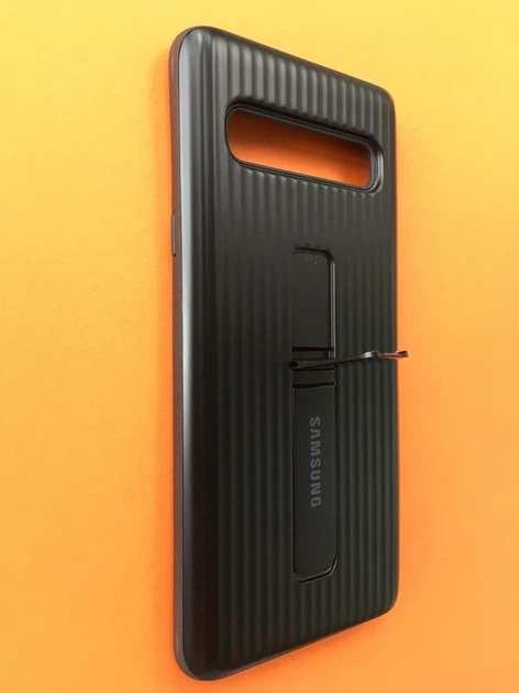 Чехол противоударный с подставкой Protective Rugged Standing Cover SM-G977 для Samsung Galaxy S10 5G (6.7") Black - изображение 4