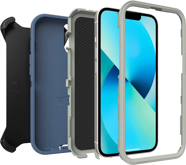 Чехол противоударный с клипсой OtterBox Defender 77-85443 для iPhone 13 (6.1") Fort Blue - изображение 2