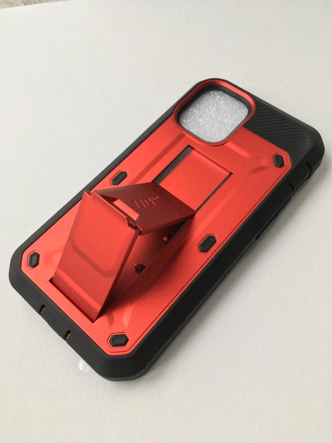 Протиударний чохол з підставкою і захистом екрану Supcase Unicorn Beetle Pro для Iphone Mini 12 (5.4") Ruddy - Фото 6 Протиударний чохол з підставкою і захистом екрану Supcase Unicorn Beetle Pro для Iphone Mini 12 (5.4") Ruddy - зображення 6