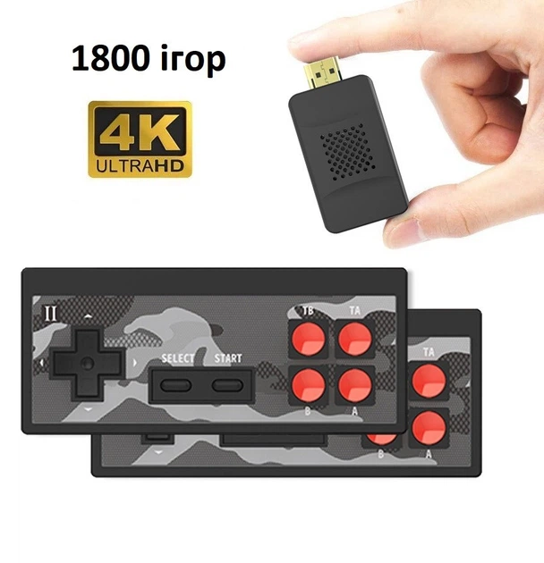 Бездротова ігрова консоль приставка HDMI 4k Y2 HD Plus з ретро іграми Dendy Nintendo DataFrog - Фото 1 Бездротова ігрова консоль приставка HDMI 4k Y2 HD Plus з ретро іграми Dendy Nintendo DataFrog - зображення 1