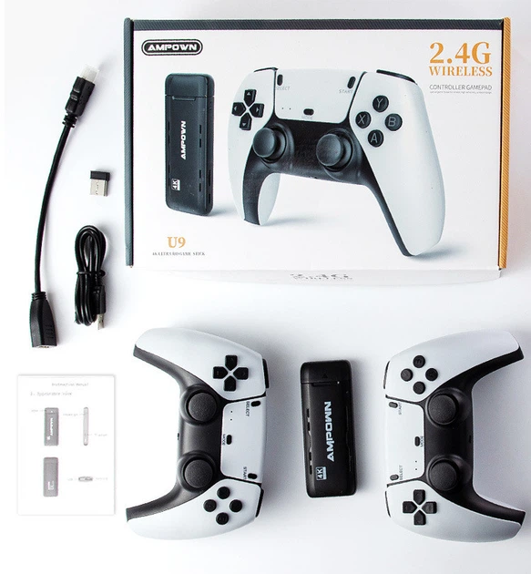 Беспроводная игровая консоль HDMI 4k U9 эмулятор PSP, PS1, N64 и других платформ Data Frog - изображение 5