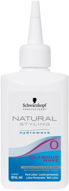 Płyn do trwałej ondulacji Schwarzkopf Natural Styling Hydrowave 0 Glamour Wave 80 ml (4045787131093) - obraz 1