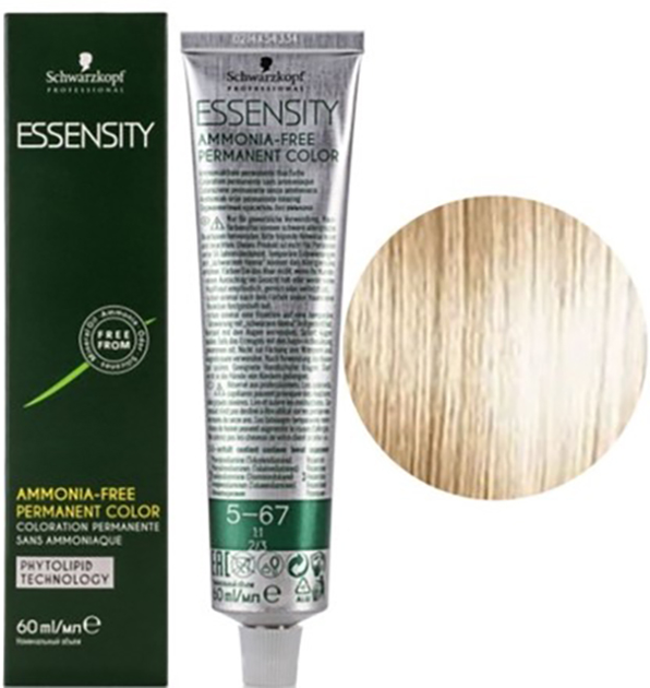 Farba dla włosów bez amoniaku Schwarzkopf Essensity Permanent Color Ammonia Free 9.00 Naturalny ekstra jasny blond 60 ml (4045787602012) - obraz 1