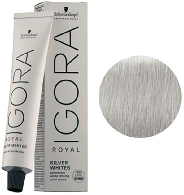 Фарба для волосся Schwarzkopf Igora Royal Absolutes Silverwhite Світло-сріблястий 60ml (4045787492507) - зображення 1