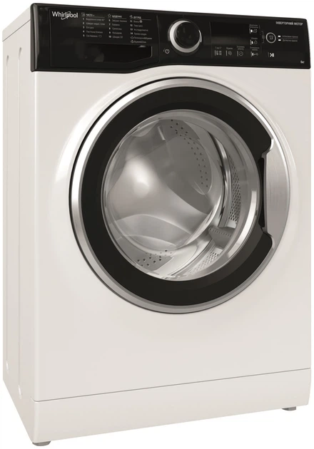 Пральна машина Whirlpool WRBSB 6228 B UA (інвертор) - Фото 2 Пральна машина Whirlpool WRBSB 6228 B UA (інвертор) - изображение 2