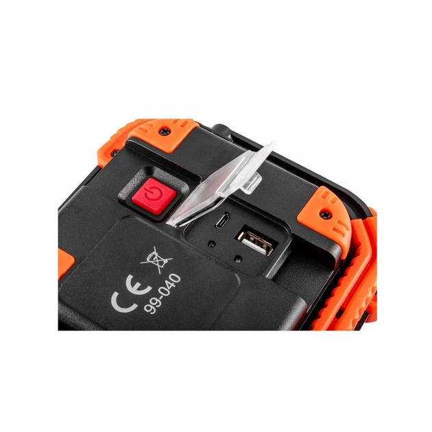 Прожектор Neo Tools акумулятор, 2600мАг, 3.7 Li-ion, 10 Вт + 3 Вт, 750+ 250 люме (99-040) - зображення 3