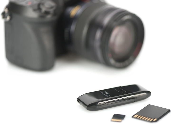 Кардридер Digitus USB 2.0 2-in-1 (DA-70310-3) - зображення 4