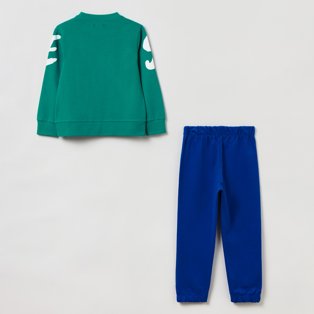 Костюм (світшот + штани) дитячий OVS Jogging Set Columbia 1816214 140 см Green (8056781485828) - зображення 2