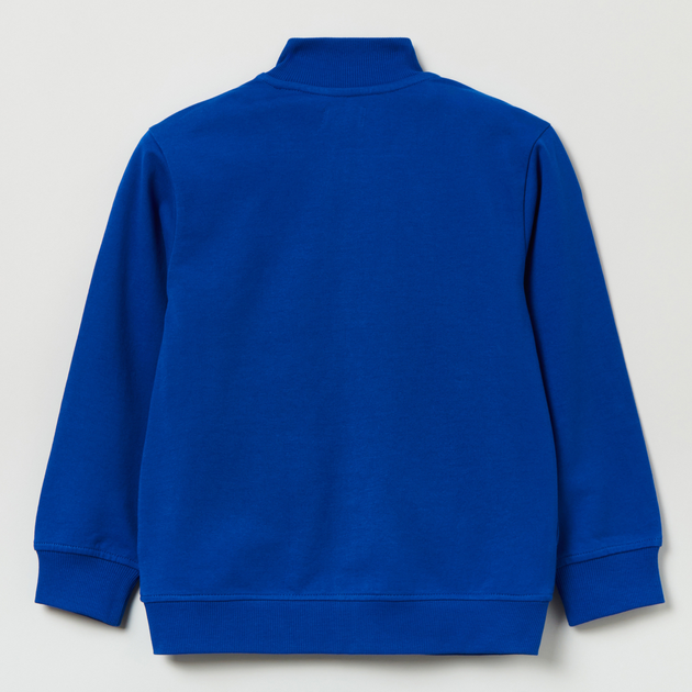 Bluza chłopięca rozpinana bez kaptura OVS Full Zip Swe Limoges 1816415 128 cm Niebieska (8056781491485) - obraz 2