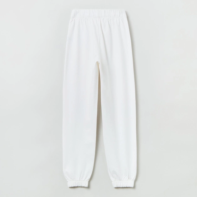 Spodnie dresowe dla dzieci OVS Jogger Aop Off White 1817875 158 cm Białe (8056781515303) - obraz 2