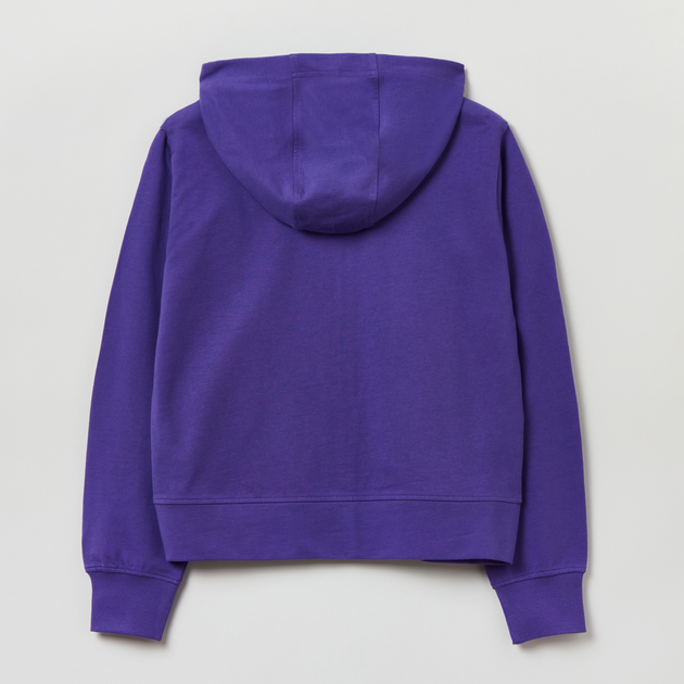 Bluza dla dziewczynki rozpinana z kapturem OVS Basic Solid Passion Flow 1827084 146 cm Fioletowa (8056781665954) - obraz 2
